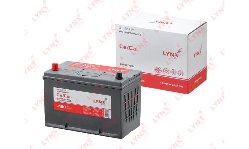 Аккумулятор LYNXauto 105D31R, 90Ач, CCA 750А, необслуживаемый, арт. J19C