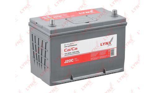 Аккумулятор LYNXauto 105D31L, 90Ач, CCA 750А, необслуживаемый, арт. J20C
