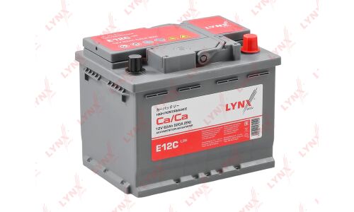 Аккумулятор LYNXauto L2 L, 62Ач, CCA 520A, необслуживаемый, арт. E12C
