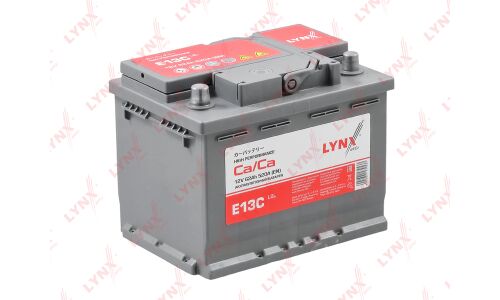 Аккумулятор LYNXauto L2R, 62Ач, CCA 520A, необслуживаемый, арт. E13C