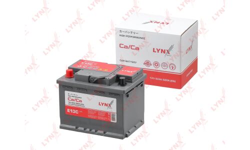 Аккумулятор LYNXauto L2R, 62Ач, CCA 520A, необслуживаемый, арт. E13C