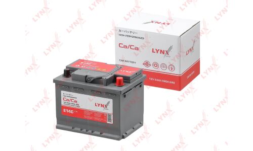 Аккумулятор LYNXauto L2 L, 64Ач, CCA 580A, необслуживаемый, арт. E14C