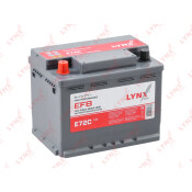 Аккумулятор LYNXauto LN2R/L2R(H5R), 65Ач, CCA 600A, необслуживаемый, технология EFB, арт. E72C Аккумулятор LYNXauto LN2R/L2R(H5R), 65Ач, CCA 600A, необслуживаемый, технология EFB, арт. E72C