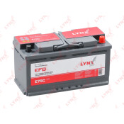 Аккумулятор LYNXauto LN5/L5 L, 100Ач, CCA 1050А, необслуживаемый, технология EFB, арт. E75C