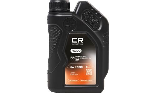 Масло моторное Carville Racing FS300 0w20, синтетическое, API SN, ILSAC GF-5, универсальное, 1л, арт. L1D00112