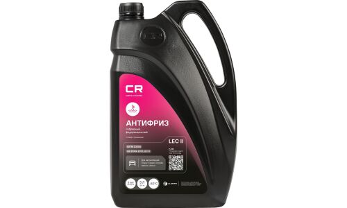 Антифриз Carville Racing, P-OAT, LEC-II, розовый, флуоресцентный, -50°С, 5л, арт. L2018082