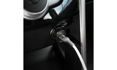 Адаптер автомобильный компактный 1xUSB QC 3.0, 12/24В AIRLINE, арт. AEAK018