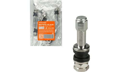 Вентиль для б/к шин VS-8/45, латунь AIRLINE, арт. ATRVVS8S