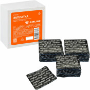 Заплата (латка) универсальная для шин и камер, квадратная, 76*76 мм, 15 шт. AIRLINE, арт. ATRP009