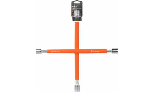 Ключ баллонный крестообразный Airline PRO, 17/19/21/22мм, длина 400мм, арт. ATAB037