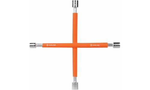 Ключ баллонный крестообразный Airline PRO, 17/19/21/22мм, длина 400мм, арт. ATAB037