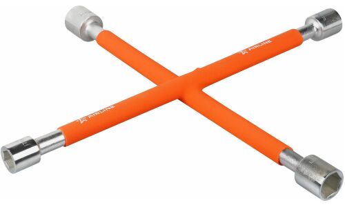Ключ баллонный крестообразный Airline PRO, 17/19/21/22мм, длина 400мм, арт. ATAB037