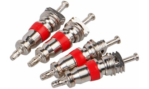 Ремкомплект для вентилей (4 золотника, 4 металл.колп, 1 ключ) в кейсе AIRLINE, арт. ATRS005