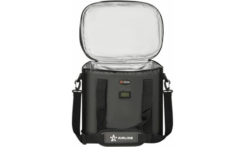 Сумка-холодильник Airline Black Edition, термоэлектрическая (охлаждение/нагрев) 12В, 55Вт, объём 30л, размер 360x260x330мм, черная, арт. ACFK010