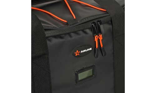 Сумка-холодильник Airline Black Edition, термоэлектрическая (охлаждение/нагрев) 12В, 55Вт, объём 30л, размер 360x260x330мм, черная, арт. ACFK010