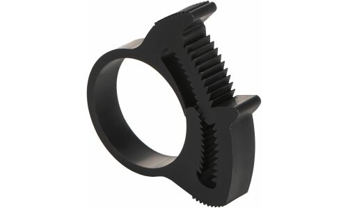 Хомут 20-24/7 мм, силовой зубчатый замок, пластик (ПА66) черный AIRLINE, арт. ADHC027
