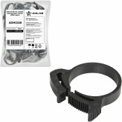 Хомут 24-28/7 мм, силовой зубчатый замок, пластик (ПА66) черный AIRLINE, арт. ADHC028
