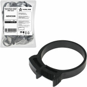 Хомут 40-44/9 мм, силовой зубчатый замок, пластик (ПА66) черный AIRLINE, арт. ADHC026