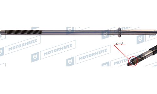 Вал рулевой рейки Motorherz, арт. HVZ0060X