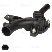 Фланец системы охл. для а/м Opel Corsa D (06-)/Meriva B (10-) 1.2i/1.4i Luzar, арт. LBP 2135
