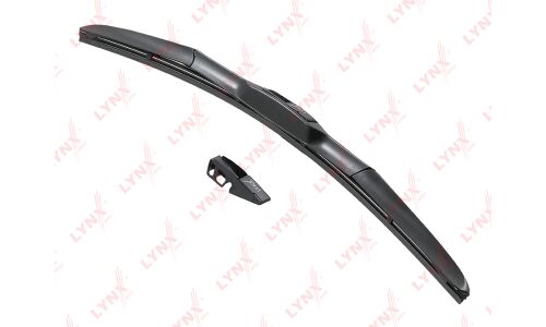 Щётка стеклоочистителя LYNXauto 450мм (18") гибридная, всесезонная, крепление J-Hook, 1 шт, арт. RX450