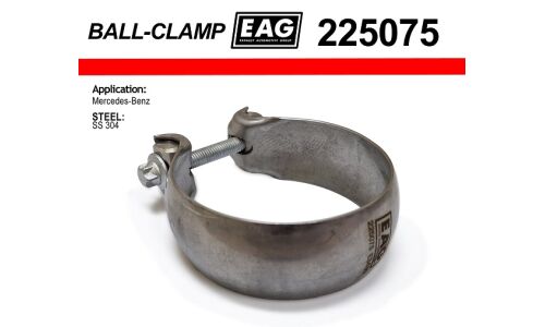 Хомут глушителя ball clamp SS304 EAG EAG, арт. 225075