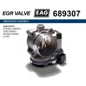 Дроссельная заслонка CITROEN JUMPER II, FORD TRANSIT, PEUGEOT BOXER 2.2 HDI EAG EAG, арт. 689307