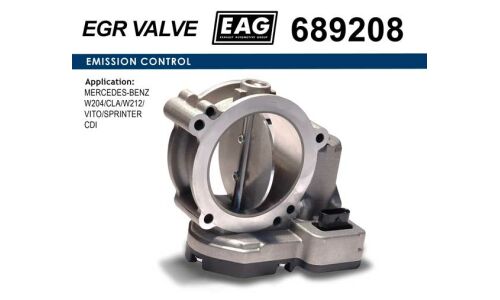 Дроссельная заслонка MERCEDES-BENZ W204/CLA/W212/VITO/SPRINTER CDI EAG EAG, арт. 689208