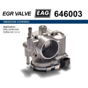 Дроссельная заслонка OPEL ASTRA G/H/CORSA C/D 1.2-1.4 EAG EAG, арт. 646003