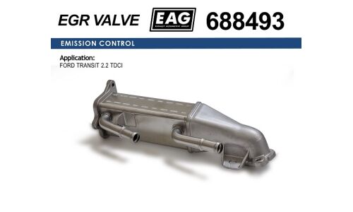 Радиатор охлаждения EGR FORD TRANSIT 2.2 TDCI EAG EAG, арт. 688493