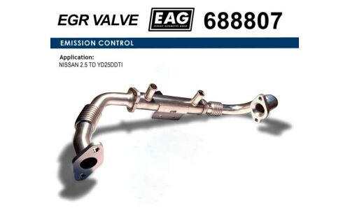 Радиатор охлаждения EGR NISSAN 2.5 TD YD25DDTI EAG EAG, арт. 688807