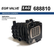 Радиатор охлаждения EGR PEUGEOT/CITROEN/FORD 2.0 HDI EAG EAG, арт. 688810