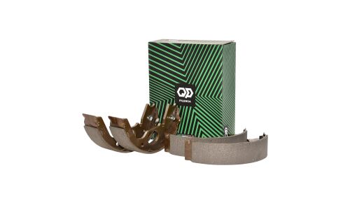 Колодки тормозные барабанные Pilenga, комплект на ось (4 шт), арт. BS-P 1140
