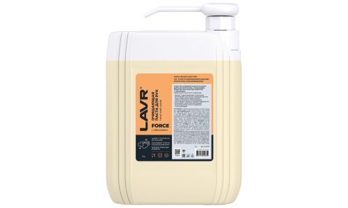 Очиститель для рук Lavr Force Hand Wash Paste, паста с натуральными скраб-компонентами, канистра с дозатором 5л, арт. Ln1777