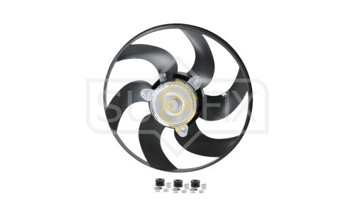 Вентилятор охлаждения радиатора Sufix, для Lada Kalina 1118 / 2194, арт. FN-1043