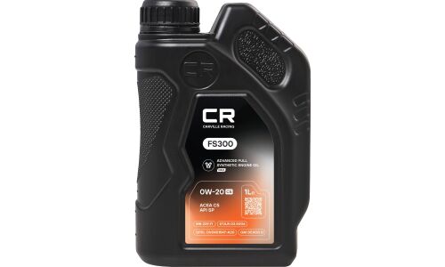 Масло моторное Carville Racing FS300 0w20, синтетическое, API SP, ACEA С5, универсальное, 1л, арт. L1D00133