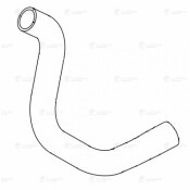 Патрубок охл. для а/м Москвич 3 (22-)/JAC JS4 (20-) 1.5T нижн. (EPDM, 1 шт.) Luzar, арт. LPK 3004