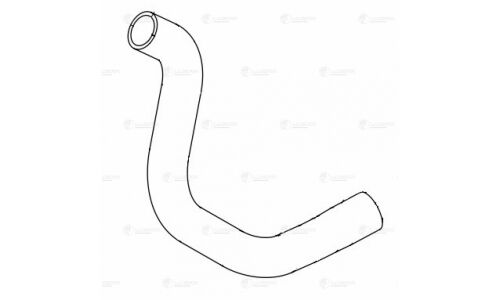 Патрубок охл. для а/м Москвич 3 (22-)/JAC JS4 (20-) 1.5T нижн. (EPDM, 1 шт.) Luzar, арт. LPK 3004