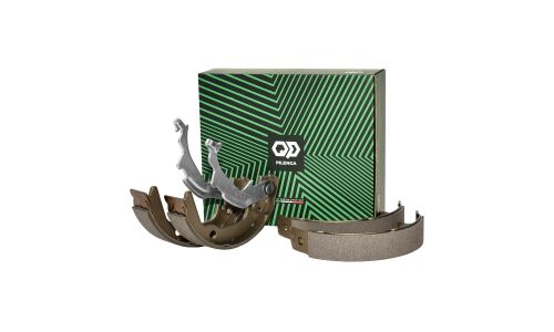 Колодки тормозные барабанные Pilenga, комплект на ось (4 шт), арт. BS-P 1136