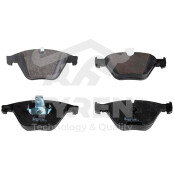 Колодки тормозные дисковые Tyren, передние, комплект на ось (4 шт), арт. TYR1210771