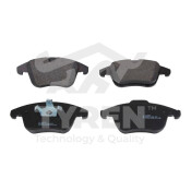 Колодки тормозные дисковые Tyren, передние, комплект на ось (4 шт), арт. TYR1213591