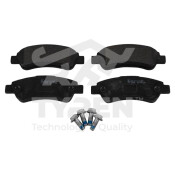 Колодки тормозные дисковые Tyren, задние, комплект на ось (4 шт), арт. TYR1211561