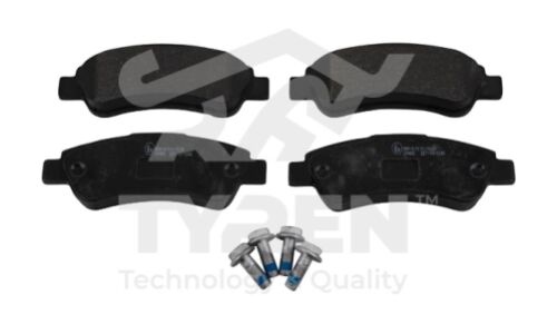 Колодки тормозные дисковые Tyren, задние, комплект на ось (4 шт), арт. TYR1211561