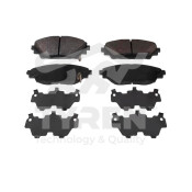 Колодки тормозные дисковые Tyren, передние, комплект на ось (4 шт), арт. TYR1214941