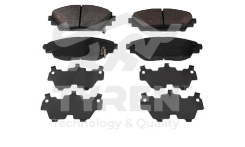 Колодки тормозные дисковые Tyren, передние, комплект на ось (4 шт), арт. TYR1214941