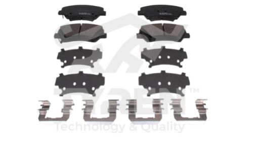 Колодки тормозные дисковые Tyren, передние, комплект на ось (4 шт), арт. TYR1216141