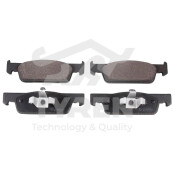 Колодки тормозные дисковые Tyren, передние, комплект на ось (4 шт), арт. TYR1217981