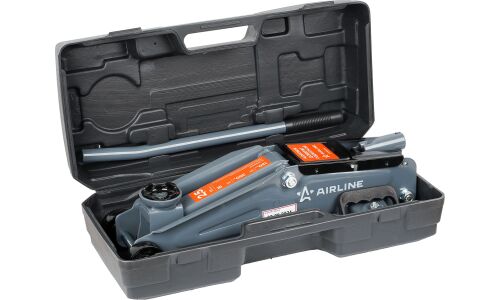 Домкрат гидравлический подкатной Airline, 2500кг, подъём 120–350мм, кейс, арт. AJ25F340K