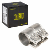 TC45SS Хомут глушителя трубчатый с муфтой Trialli, арт. TC 45 SS