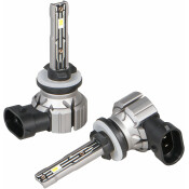 Лампа светодиодная Airline Standart H27W/1, H27W/2  (PG13, PGJ13, T9), 12В, 17Вт (соответствует 27Вт), 6000К, комплект 2 шт, арт. AEAR027